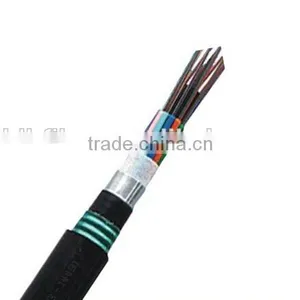 6 Core Non-metallic Strength Member Armored Cable, GYFTA53 Fiber Optic Cable thumbnail-2