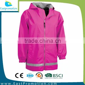 CUSTOMIZED LED HOODED WINDBREAKER LADIES DESIGN JACKET thumbnail-2