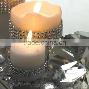 DIY Rhinestone Diamond Mesh Chair Sash Bands thumbnail-4