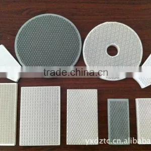 Hote Sale Cordierite Honeycomb Infrared Gas Ceramic Plates Far Gas Heater, Bbq Babecue Infared Ceramic Plague 130x92x13 thumbnail-2