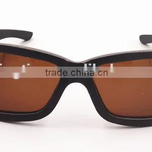 8 Bit Maple Wood Sunglasses Big 8 Curve Sport Thin Layers Eyeglasses thumbnail-2