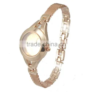 New Models Alloy Case Mesh Band With Good Plating Japan Movt Lady Watches thumbnail-3
