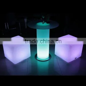 Modern LED Sitting Cube RGB LED Glow Furniture HC-L015 thumbnail-4