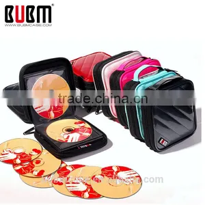 BUBM PU CD/DVD Player Bags DVD Cover CD Holder Portable CD Carrying Case thumbnail-1