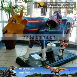My Dino-C039 Painted Cow Model for Outdoor or Indoor Decoration thumbnail-4