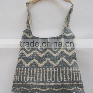 Wholesale Shopping Tote Cotton Bag With Leather Handle thumbnail-1