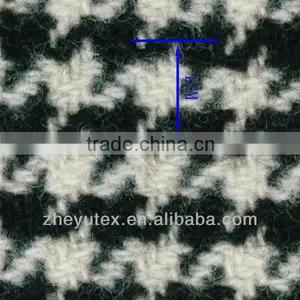 Fashionable Design Herringbone Wool Fabric With Black and White Color thumbnail-1