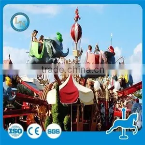 Kids Game! Amusement Park Equipment Flying Elephant Ride for Sale thumbnail-6