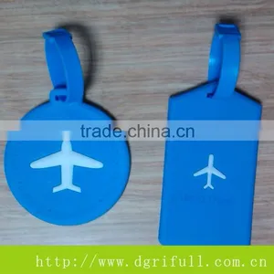 Can Custom LOGO Simple Silicone Luggage Tag thumbnail-1