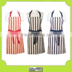 Custom 100 Cotton Silk Screen Printed Aprons With Hook and Loop for Promotional thumbnail-1