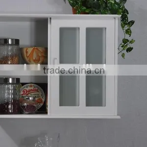 Modern Wooden Witn Glass Door Kitchen Cabinet thumbnail-1