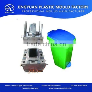 High Quality Plastic Trash Bin Mold,plastic Waste Container/can Mold,Garbage Can Molding Supplier in Huangyan China thumbnail-1