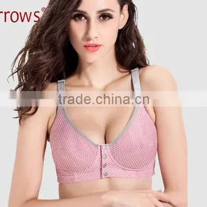Cotton Vest Nursing Bra Brand Plus Sizes Wireless Maternity Bra for Pregnant Women thumbnail-2