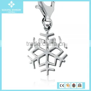Wedding Cake Decoration Charm Pendant in Sterling Silver thumbnail-6