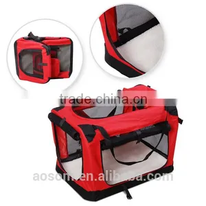 PawHut Red 27 Inch Pet Folding Cage thumbnail-3