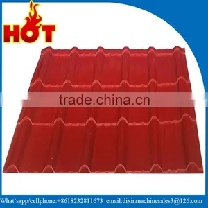 Colored Steel Roofing Step Sheets Cold Forming Production Line/Metal Glazing Step Tiles Roller Former Making Machinery thumbnail-5