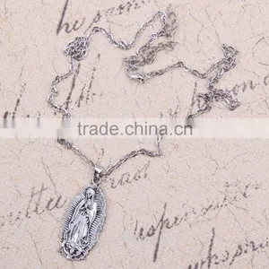 New Arrival Imitation Jewelry Handmade Chain Necklace Religious Necklace Our Lady of Guadalupe Necklace Imitation Jewelry thumbnail-2