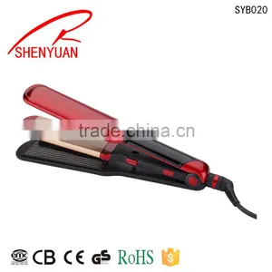 HOT SELL 100% Solid Ceramic Plates Led NEW 2 IN1 Hair Iron and Straightener thumbnail-1