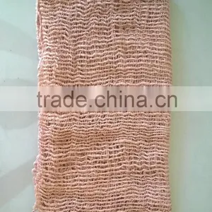 Beige Scarf and Shawl Genuine Naturally Dyed Colour Handmade Handcraft Weaving Scarfs & Shawls From Thailand thumbnail-2