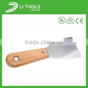 Hot Selling Wood Handle Carbon Steel Wide Blade Putty Knife thumbnail-2