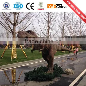 Artificial Dinosaur Model With Sound Used for Children Playground thumbnail-1