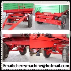 Two Axles Europe Style Tractor Tipper Trailer for Sale thumbnail-5