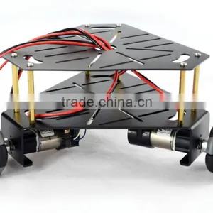 3WD 48mm Omni Wheel Robot Platform Chassis 15001B thumbnail-1