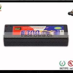 120C 6200mAh 2s rc Speed Car Hardcase Lipos for 1/10, 1/8,1/5 thumbnail-1