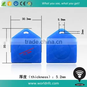 2015 Factory Price 1K FM11RF08 RFID Silicone Key Tag thumbnail-4