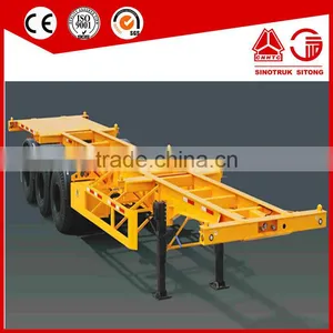 2 Axle 8 Twist Locks 20ft Container Trailer thumbnail-6