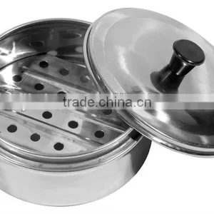 Different Sizes Stainless Steel Dim Sum Steamer Basket thumbnail-1