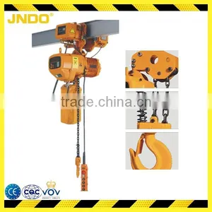 Running on the Jib Electric Chain Lifting Equipment With Electric Trolley thumbnail-2