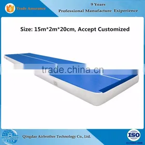 Wholesale High Quality Double Wall Fabric Inflatable Air Tumble Track for Gymnastics thumbnail-3
