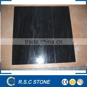 Good Price Royal Black Golden Flower Marble Slabs thumbnail-1
