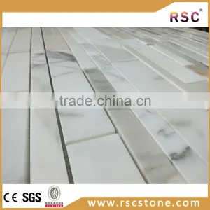 Calcutta Gold Marble Mosaic Tile thumbnail-1