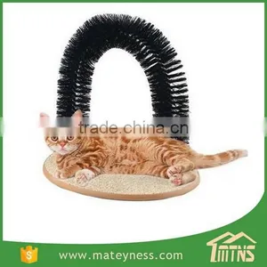 Hot Pet Cat Toy Self-Groomer and Massager Purrfect Arch thumbnail-1