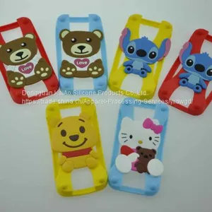 Custom Silicone Cell Phone Cartoon Case thumbnail-1