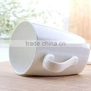 Haonai High Quality Square Ceramic Mug With Handle thumbnail-3