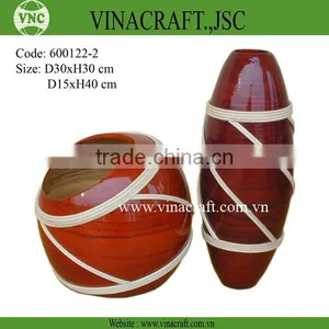 Nice Spun Bamboo Vase for Home Decor thumbnail-1