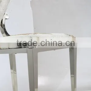New Design!!! Stainless Steel Obcordate Chair thumbnail-6