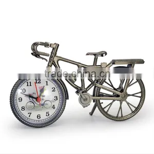 Classic European Style Creative Bicycle Shape Clock, Hot-sale Home Desk Decorative Bicycle Design Clock thumbnail-4