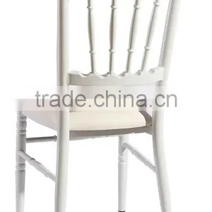 Wholesale Quality Stackable White Aluminum Napoleon Chair QL-D908 thumbnail-4