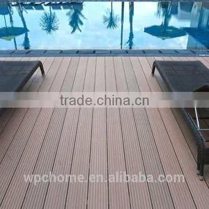 Weather Resistant Wood Plastic Composite Flooring, Outdoor Flooring, Better Than Antiseptic Wood thumbnail-1