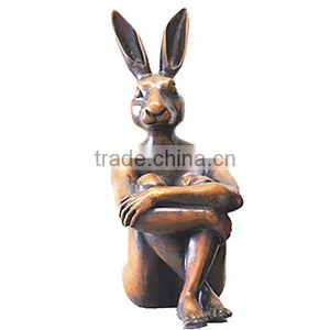 Decoration Animal Head Rabbit Head Sculpture thumbnail-3
