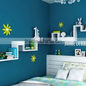New Design Eco-friendly MDF Wood Home Wall Shelf Lovely Wall Decorative S Shape Mount Shelf Wholesale thumbnail-4