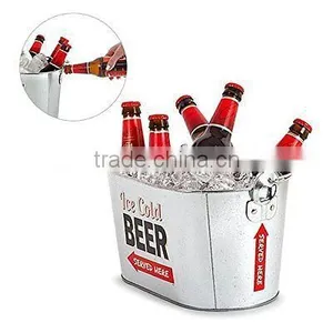 20L Wooden Handle Metal Beer Bottle Cooler thumbnail-5