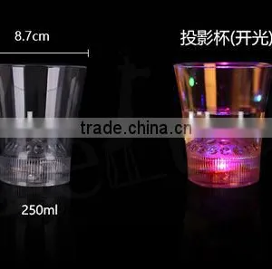 2016super Deal Creative Flash Luminescence Induction Octagonal Glow Cup Luminous Cup for Celebration Club Bars Free Shipping thumbnail-5