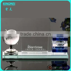 Photo Frame Engraved Crystal Office Pen Holder For Promotional Items thumbnail-6