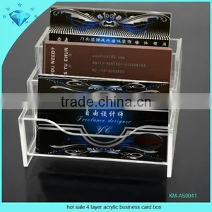 2015 Hot Sale Black Acrylic Business Card Holder thumbnail-5