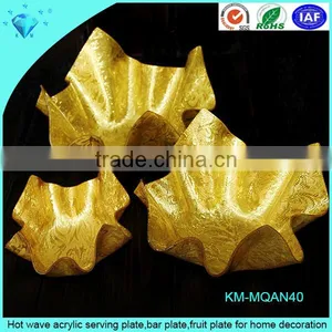 Hot Wave Acrylic Serving Plate,bar Plate,fruit Plate for Home Decoration thumbnail-1